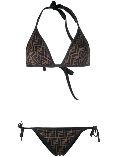 fendi bikini black and white|Fendi bathingsuit.